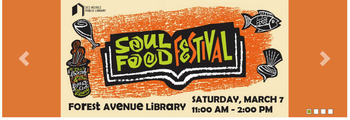 Des Moines Public Library's Soul Food Festival Slide